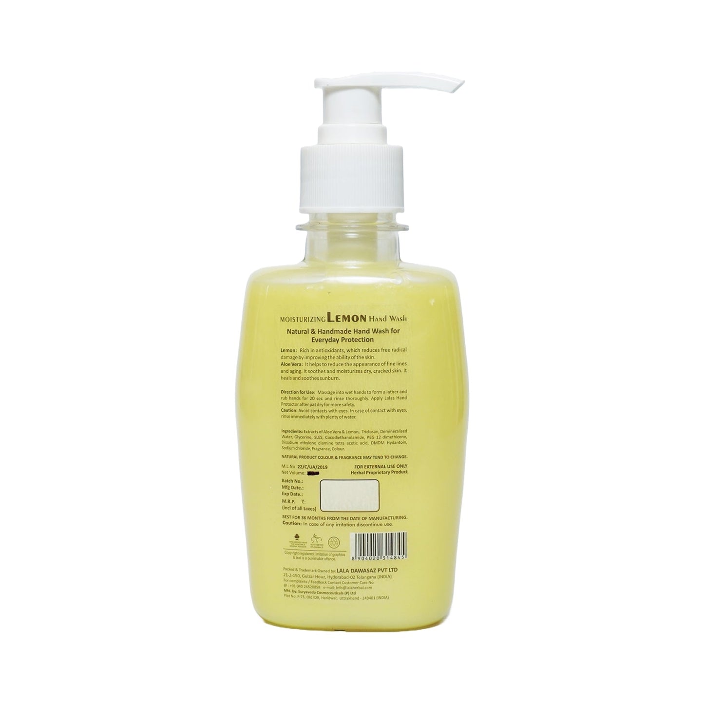 Moisturizing Lemon Hand Wash