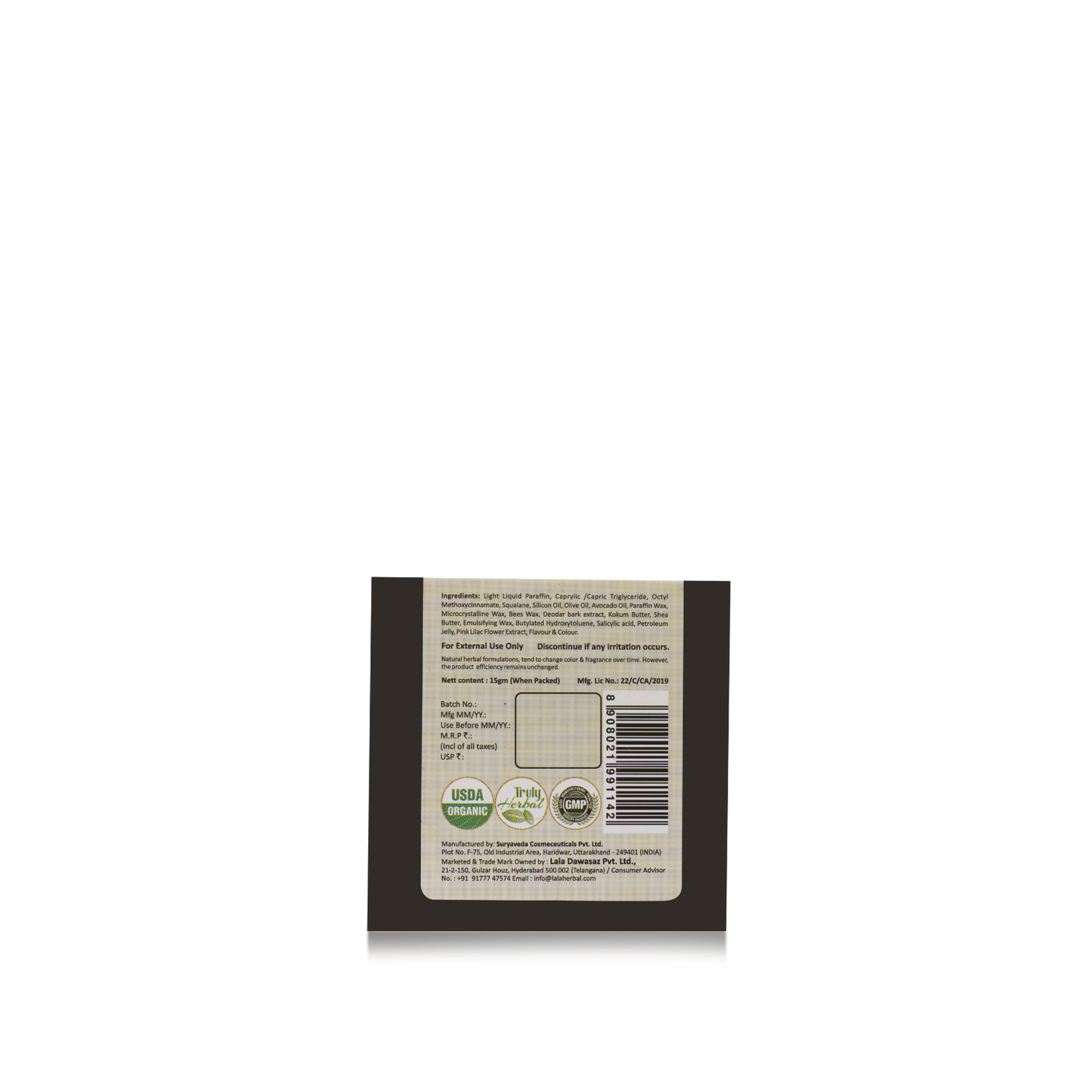 Deodar Lip Balm