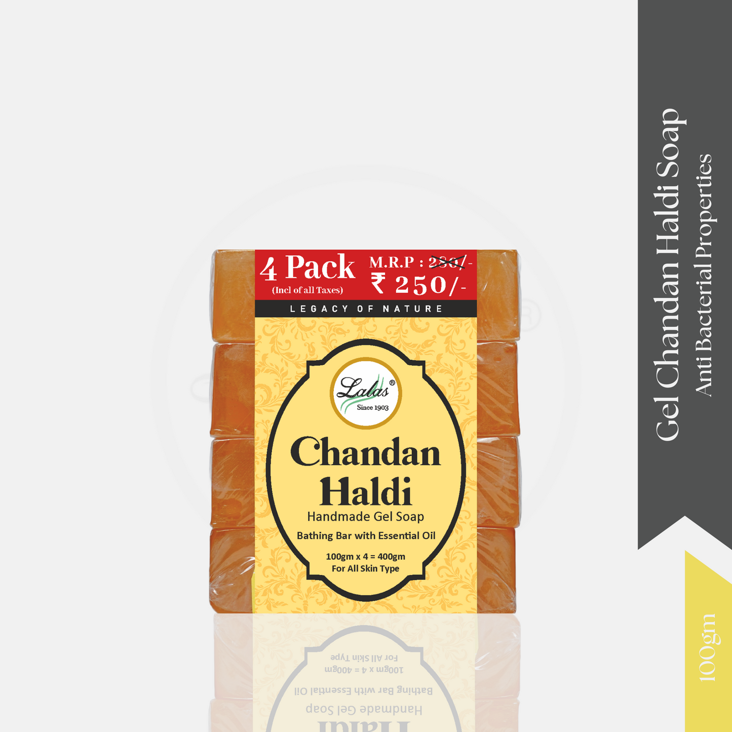 Chandan Haldi Handmade Soap