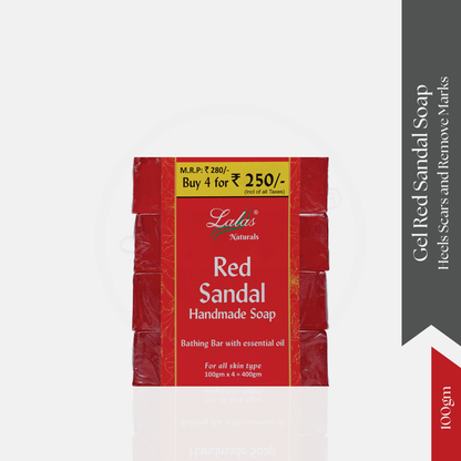 Red Sandal Handmade Soap