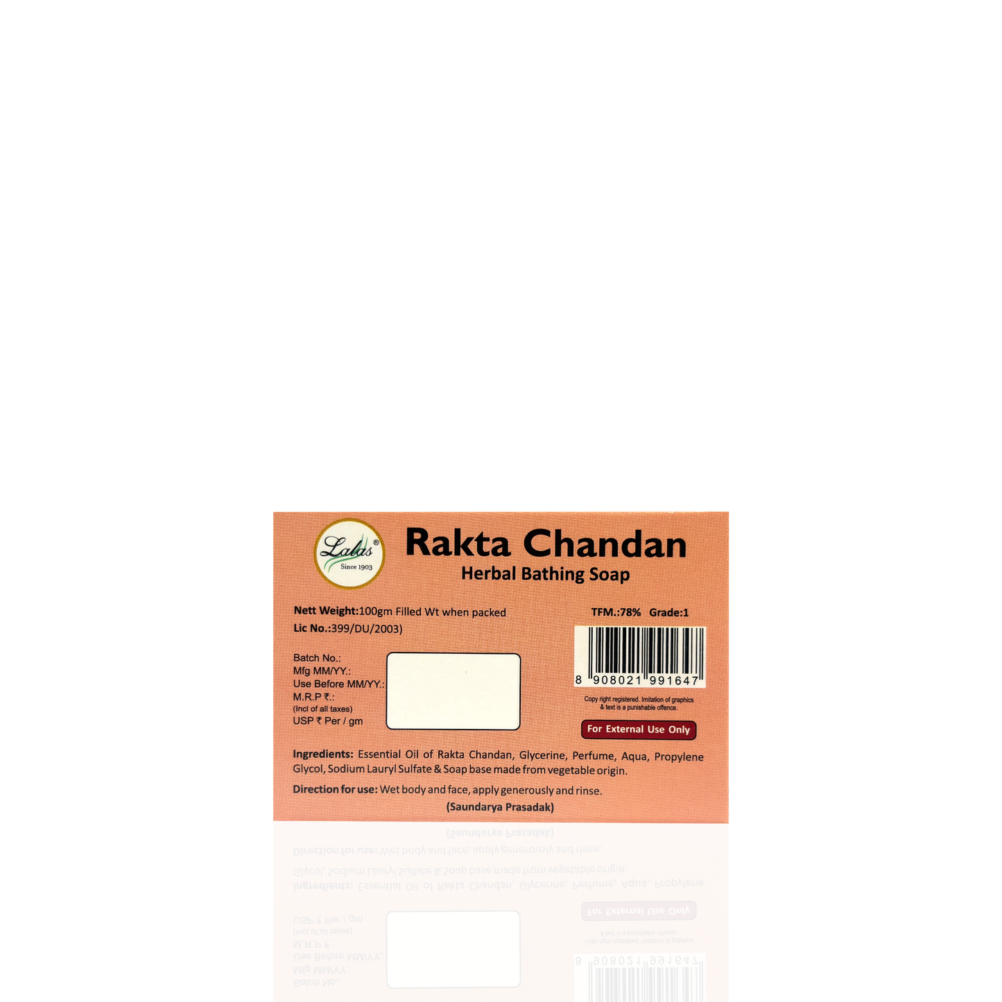 Rakta Chandan Soap