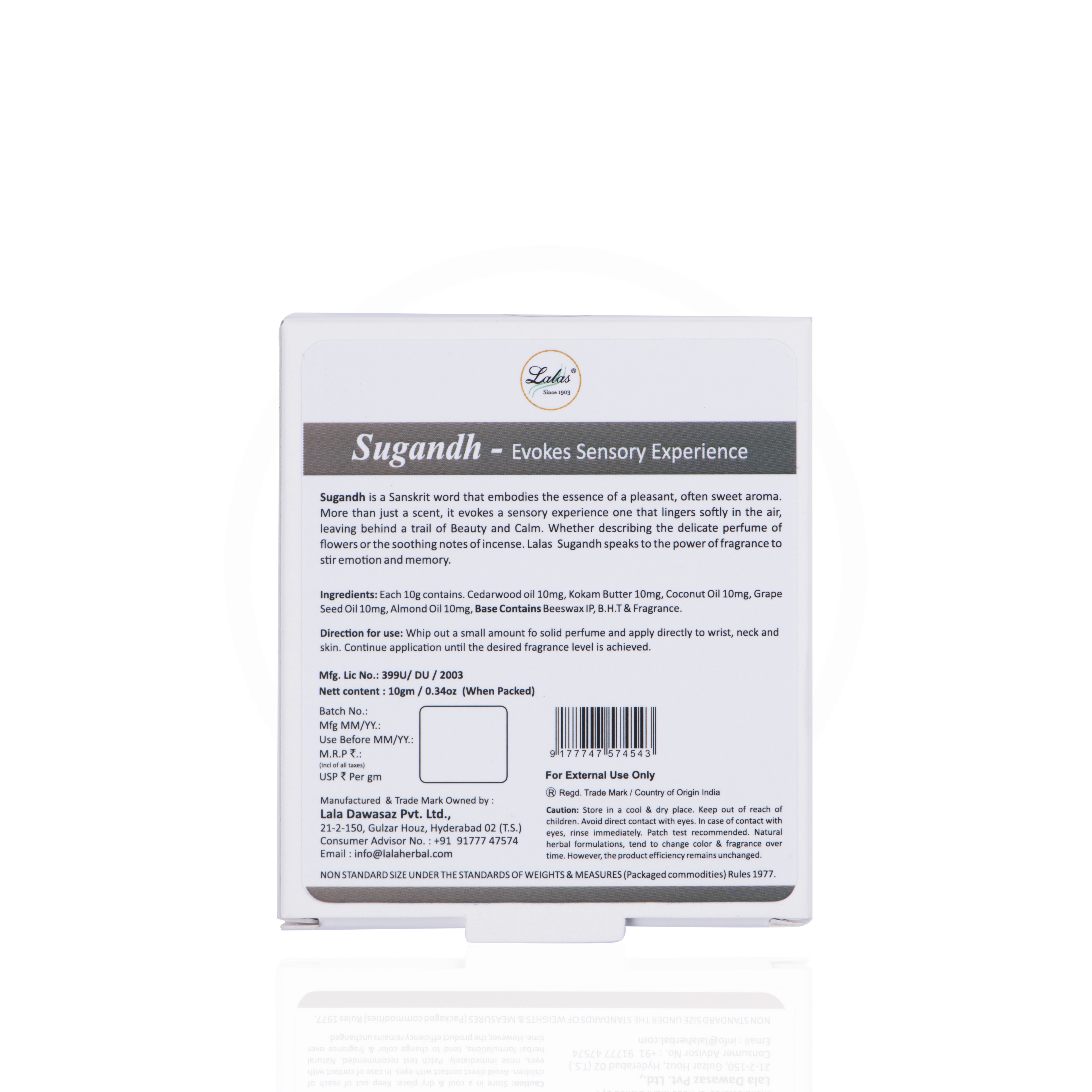 Sugandh Solid Perfume