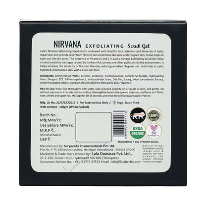Nirvana Exfoliating Scrub Gel