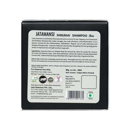 Jatamansi & Shikakai Shampoo Bar